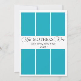 Tarjeta minimalista First Mother's DayPictureColla