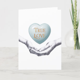 Tarjeta minimalista moderna de San Valentín para é