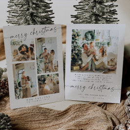 Tarjeta Minimalista moderna para Navidades multifo