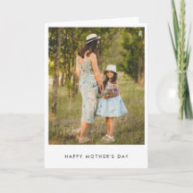 Minimalista Moderno Foto Simple Día de la Madre