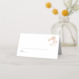 Tarjeta minimalista para Boda floral