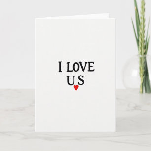 Tarjeta Minimalista Te Amo Corazón