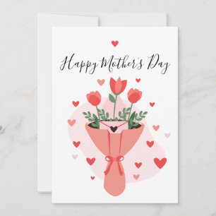 Tarjeta Minimalista y Elegante del Día de la Madre