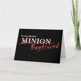 Tarjeta Minion Boyfriend