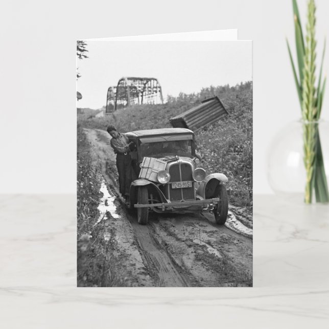 Tarjeta Minnesota Blueberry Pickers, 1937 (Anverso)