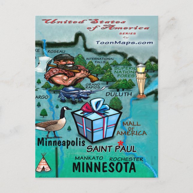 Tarjeta Minnesota USA (Anverso)