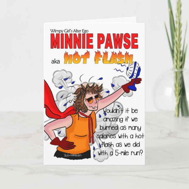 Tarjeta Minnie Pawse - Día Mundial de la Menopausia (Anverso)