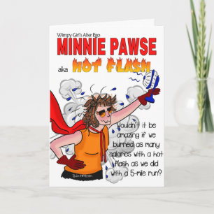 Tarjeta Minnie Pawse - Día Mundial de la Menopausia