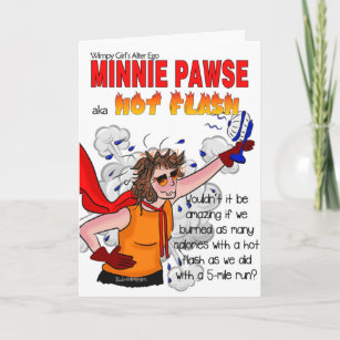 Tarjeta Minnie Pawse - Día Mundial de la Menopausia
