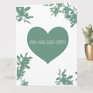 Tarjeta Mint Green Ivy