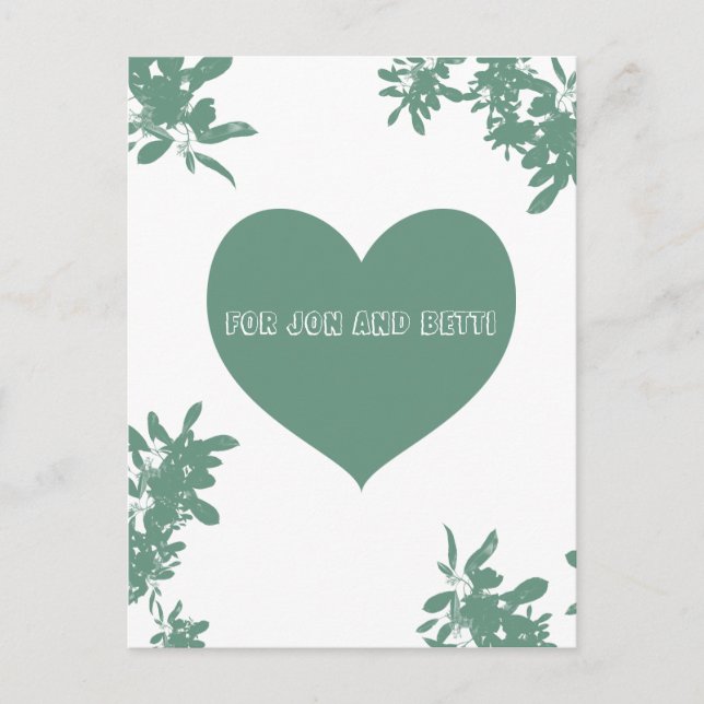 Tarjeta Mint Green Ivy (Anverso)