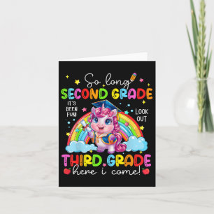 Tarjeta Mira El Tercer Grado Aquí Llego Unicornio El Día P
