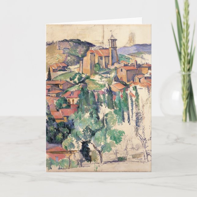 Tarjeta Mira Gardanne - Paul Cezanne - c1885 (Anverso)
