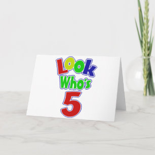 Tarjeta Mira Quién Cumple 5