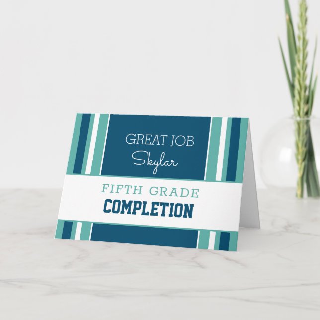 Tarjeta ¡Mira! ¡Tarjeta de finalización de grado personali (Anverso)