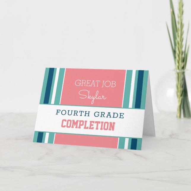 Tarjeta ¡Mira! ¡Tarjeta de finalización de grado personali (Anverso)