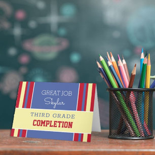 Tarjeta ¡Mira! ¡Tarjeta de finalización de grado personali