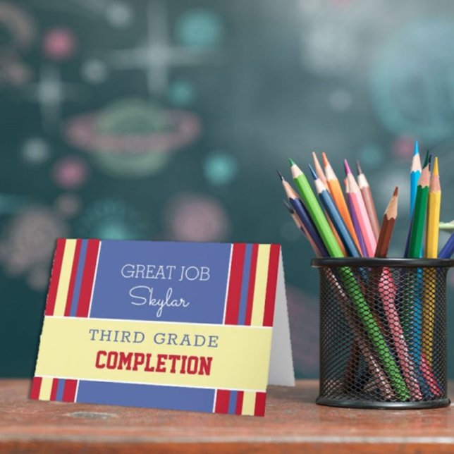 Tarjeta ¡Mira! ¡Tarjeta de finalización de grado personali (Subido por el creador)