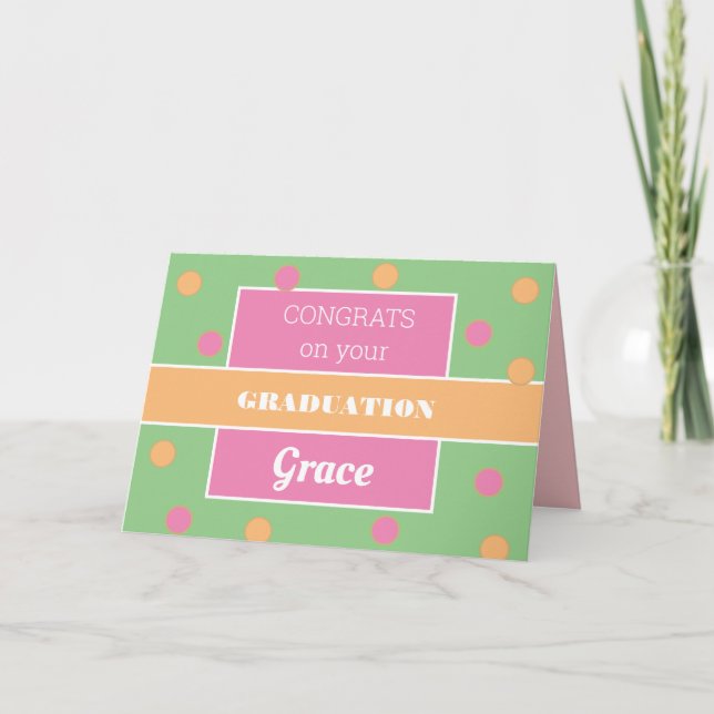 Tarjeta ¡Mira! ¡Tarjeta de graduación divertida! (Anverso)