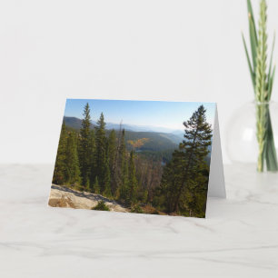 Tarjeta Mirador de las Montañas Rocosas a principios de ot