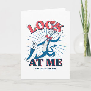 Tarjeta Mírame Gato En El Gorra