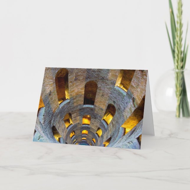 Tarjeta Mirando Hacia Abajo El Bien De St Patrick (Anverso)