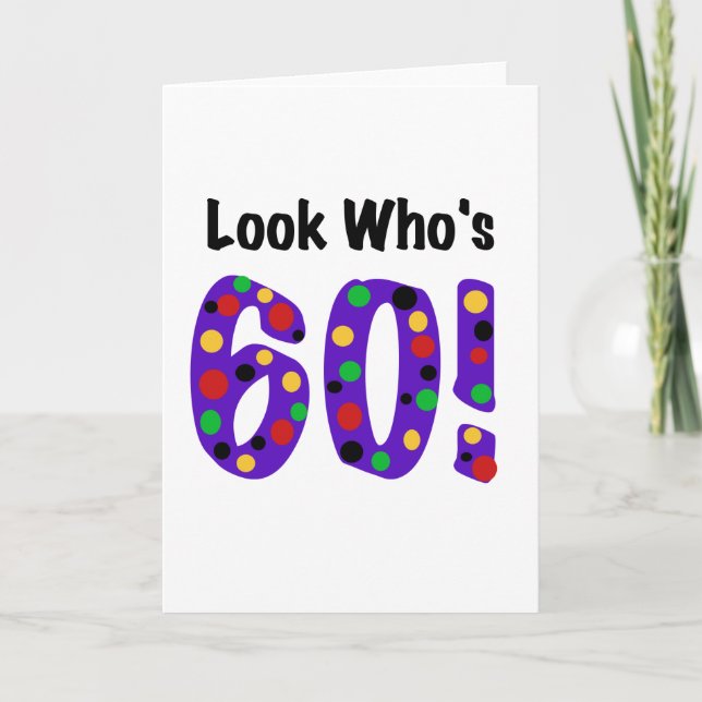 Tarjeta Mire quién es 60 (Anverso)
