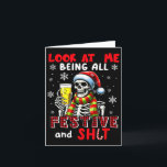 Tarjeta Míreme Ser Todos Chiste De Navidad Festividad De C<br><div class="desc">Míreme Ser Todos Chiste De Navidad Festividad Byd Felling Skeleton</div>