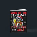 Tarjeta Míreme Ser Todos Chiste De Navidad Festividad De C<br><div class="desc">Míreme Ser Todos Chiste De Navidad Festividad Byd Felling Skeleton</div>
