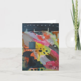 Tarjeta Mirlo por el mar de Josh L.