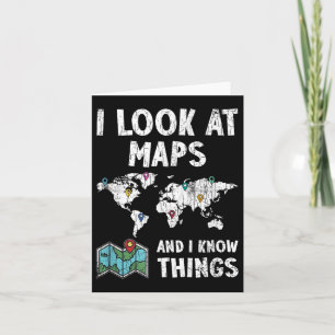 Tarjeta Miro Mapas Y Sé Cosas Cartografías Graciosas