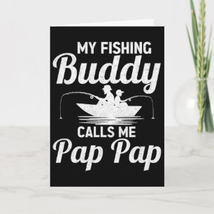 Tarjeta Mis compañeros de pesca me llaman Papá Papá Día de