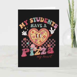Tarjeta Mis estudiantes tienen un día de San Valentín con