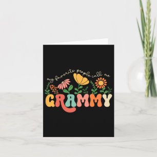Tarjeta Mis favoritos me llaman Día de la Madre Grammy