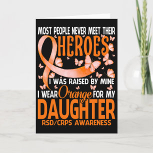 Tarjeta Mis Héroes Llevo Naranja Para Mis Hijas Rsd Crps A