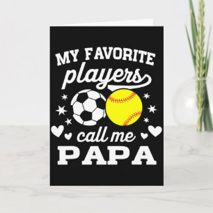 Tarjeta Mis jugadores favoritos me llaman Papa Soccer Soft