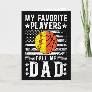 Tarjeta Mis jugadores favoritos me llaman papá Softll Sket