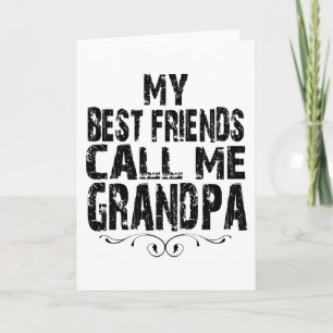 Tarjeta Mis Mejores Amigos Me Llaman Abuelo Orgullosos Abu