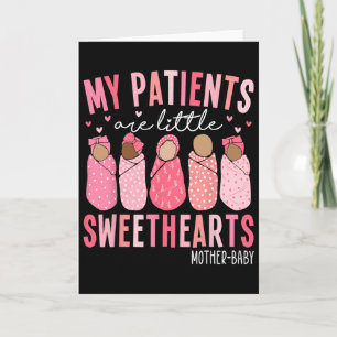 Tarjeta Mis pacientes son pequeños encantos Madre por