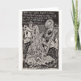 Tarjeta Mis palabras me volvieron...