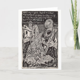 Tarjeta Mis palabras me volvieron...