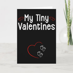 Tarjeta Mis pequeños gemelos de San Valentín aman a Byby K