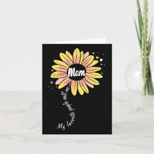 Tarjeta Mis personas favoritas me llaman mamá Sunflower Dí