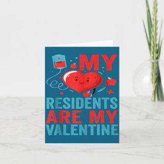 Tarjeta Mis Residentes San Valentín Enfermera Doctor Hospi
