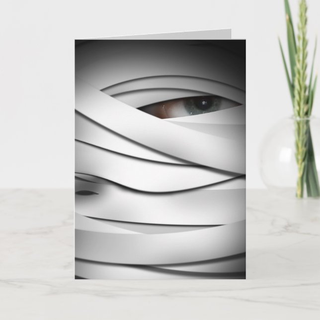 Tarjeta Misericordioso y espeluznante mamá de Halloween de (Anverso)