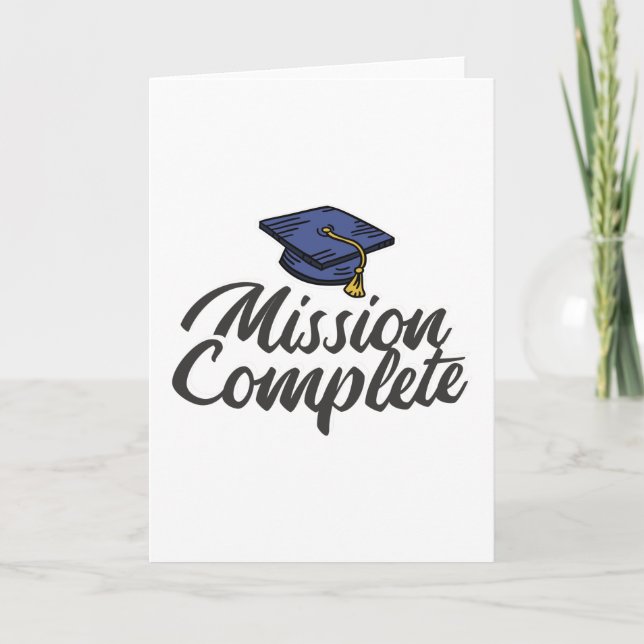 Tarjeta Misión de graduación completada (Anverso)