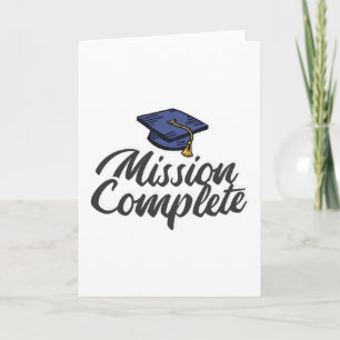 Tarjeta Misión de graduación completada