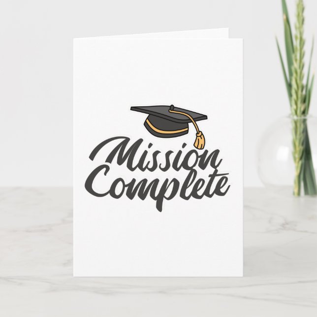 Tarjeta Misión de graduación completada (Anverso)