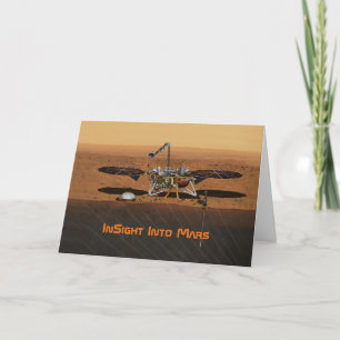 Tarjeta Misión InSight Mars Lander