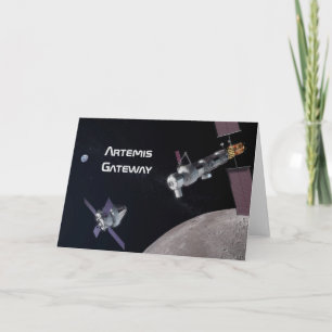 Tarjeta Misión Moon de Artemis Orion SLS